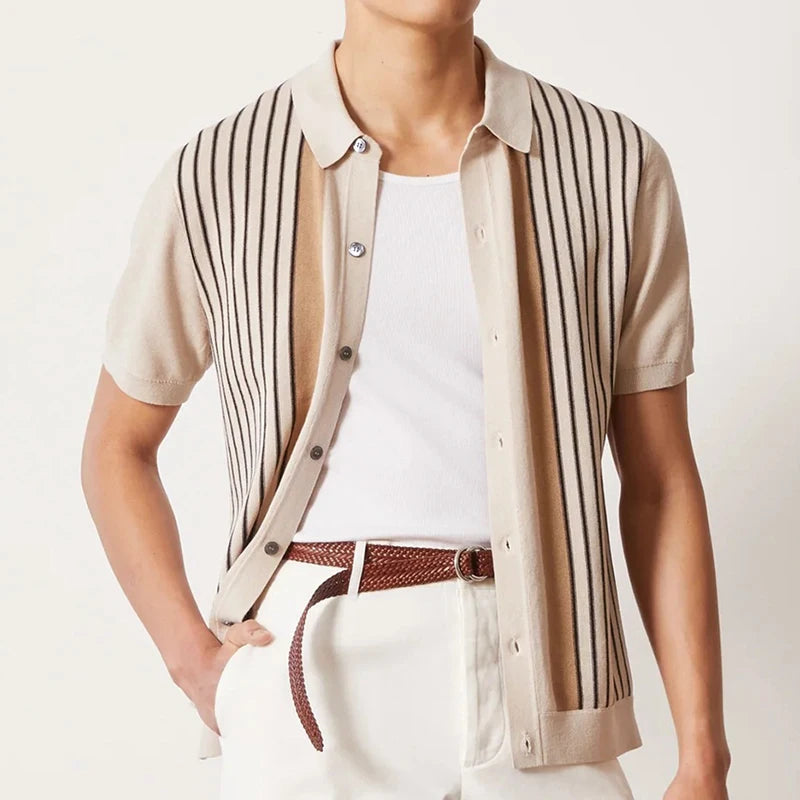 Aaron | Button-Up Polo