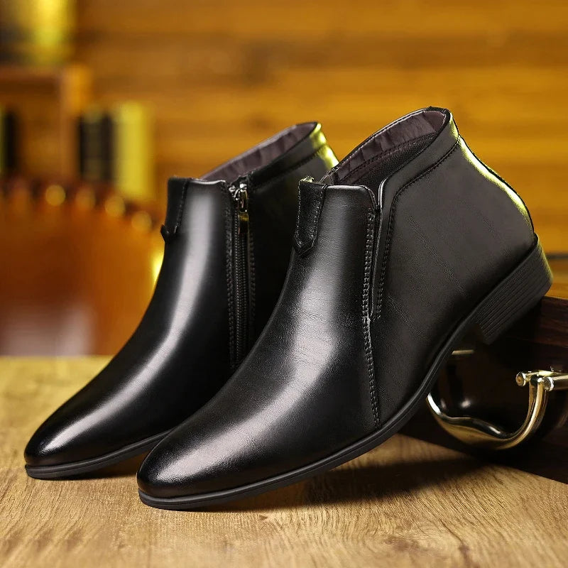 Pierre | Men's Boots with Zipper